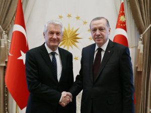 Erdoğan, Avrupa Konseyi Genel Sekreterini Kabul Etti