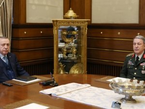 Erdoğan, Orgeneral Akar’ı Kabul Etti