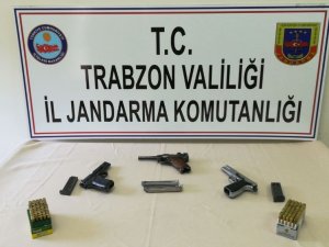 Trabzon’da Kaçak Silah Operasyonu