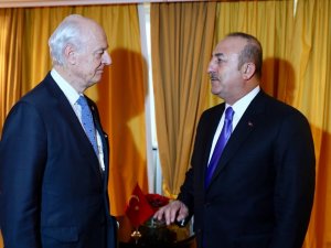 Bm Suriye Özel Temsilcisi Staffan De Mistura İle Bir Araya Geldi