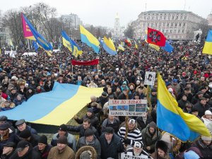 Ukrayna’da Saakaşvili’ye Destek Gösterisi