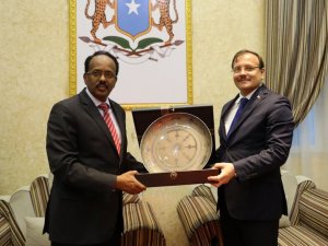 Somali Cumhurbaşkanı Fermacu İle Görüştü