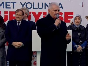 Başbakan Yıldırım Bursa’da Coşkulu Kalabalığa Seslendi