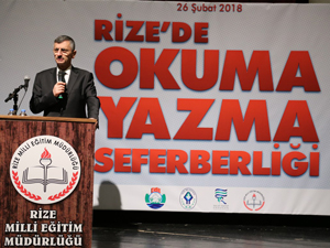 Rize'de ‘Okuma Yazma Seferberliği’ Başladı