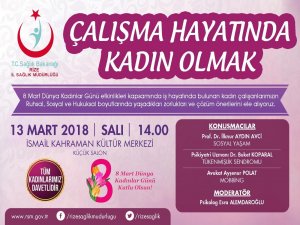 Rize’de Çalışma Hayatında Kadın Olmak Paneli Düzenlenecek