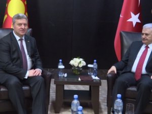 Yıldırım, Makedonya Cumhurbaşkanı Ivanov İle Görüştü