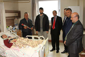 Rize'de Yaşlı Hastalar Ziyaret Edildi