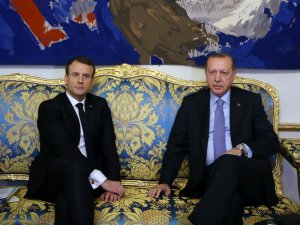 Cumhurbaşkanı Erdoğan, Macron İle Görüştü