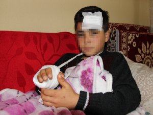Servisten Düşen Öğrenci Ölümden Döndü