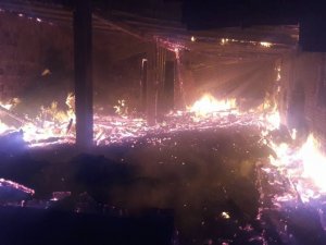 Mandırada Yangın Çıktı, 40 Hayvan Telef Oldu