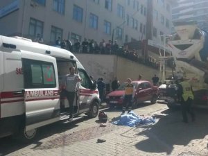 Beton Mikserinin Çarptığı Yaşlı Kadın Hayatını Kaybetti
