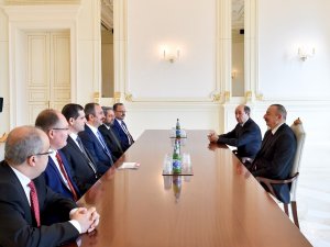 Adalet Bakanı Gül, İlham Aliyev’le Görüştü