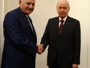 Başbakan Yıldırım Devlet Bahçeli’yi Ziyaret Etti