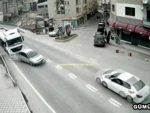 Gümüşhane’deki Kazalar Mobese Kameralarına Yansıdı