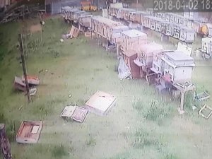 Gümüşhane’de Rüzgar Kovanları Böyle Dağıttı