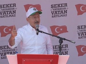 Kılıçdaroğlu Şeker Mitingine Katıldı