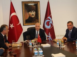 Borsa Başkanları Trabzonspor’u Ziyaret Etti
