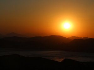 Marmaris’te Gün Batımı İzleyenleri Büyülüyor