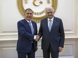 Yıldırım Tataristan Cumhurbaşkanı İle Bir Araya Geldi