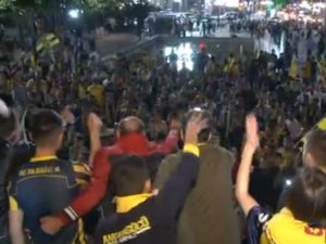 Ankaragücü Taraftarı Süper Lig Coşkusunu Yaşadı