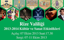 Rize'de Kültür Sanat Etkinlikleri Başlıyor