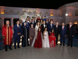 Erdoğan Bakan Özhaseki’nin Kızının Nikah Şahidi Oldu