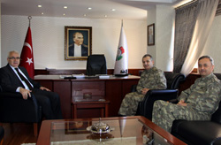 Tuğgeneral Doğru'dan Vali Çakır'a Ziyaret