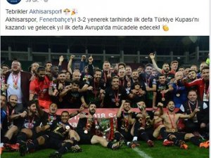 Uefa’dan Akhisarspor’a Tebrik