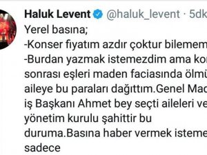 Gelirini Maden Şehitlerinin Ailelerine Bağışlamış