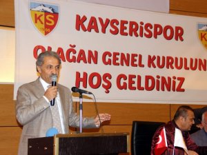Kayserispor’da Erol Bedir Yeniden Başkanlığa Seçildi