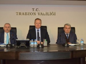 Trabzon’da Seçim Güvenliği Toplantısı Vali Yücel Yavuz’un Başkanlığında Yapıldı