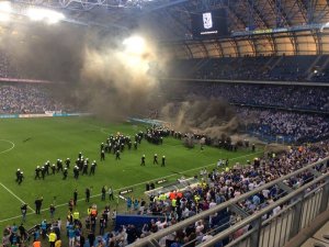 Taraftar Sahaya İndi, Legia Varşova Şampiyon Oldu