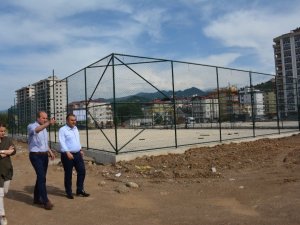 Görele’ye Yeni Spor Tesislerin Yapımına Başlandı