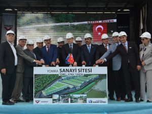 Yomra Sanayi Sitesi’nin Temeli Törenle Atıldı