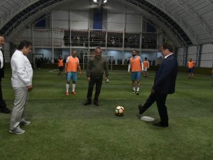 Gümüşhane’de Kurumlararası 4.halı Saha Turnuvası Başladı