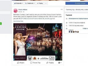 Paris Hilton’dan Mesaj Var