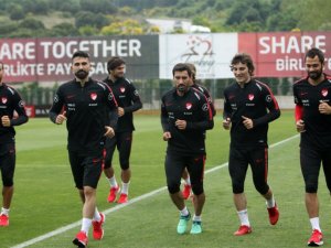A Milli Takım Tunus Maçı Hazırlıklarını Sürdürdü