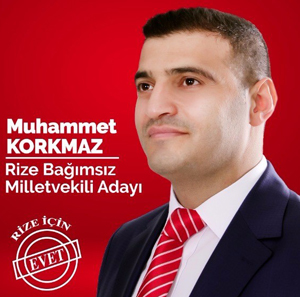 Rize Bağımsız Milletvekili Adayı Korkmaz Çalışmalarını Sürdürüyor
