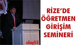 Öğretmenlere seminer verildi