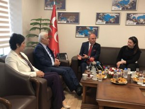 Mhp Ak Parti Heyetini Ağırladı