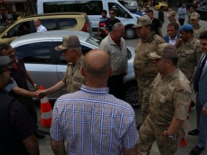 Jandarma Genel Komutanı Orgeneral Arif Çetin Eren Bülbül’ün Memleketi Maçka’da Vatandaşlarla Bir Araya Geldi
