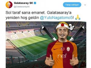 Galatasaray Nagatomo’yı Kap’a Bildirdi