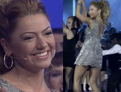 Beyaz Show'da Hadise çıktı