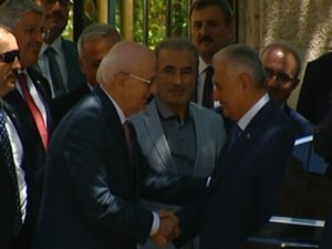 Yıldırım Tbmm Başkanı Kahraman’ı Ziyaret Etti