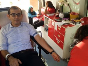Gümüşhane İl Özel İdaresi Çalışanlarından Kan Bağışı
