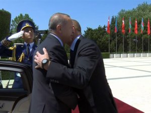 Aliyev Erdoğan’ı Böyle Karşıladı