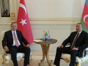 Erdoğan Ve Aliyev Baş Başa Görüştü