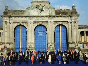 Erdoğan Nato Zirvesinde Aile Fotoğrafına Katıldı
