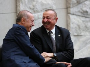 Erdoğan Aliyev’le Görüştü