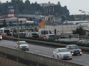Trabzon’da Yağmur Kazaları Beraberinde Getirdi: 5 Yaralı